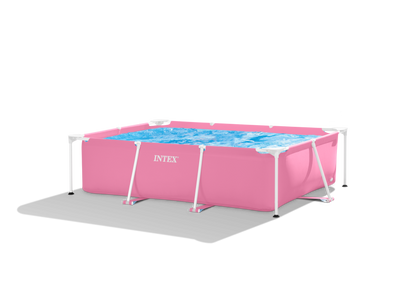 Bazén Pink Rectangular Frame 220x150x60 cm