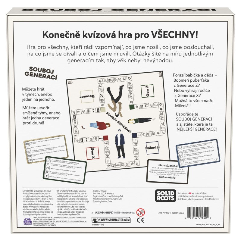 Společenská hra Souboj generací