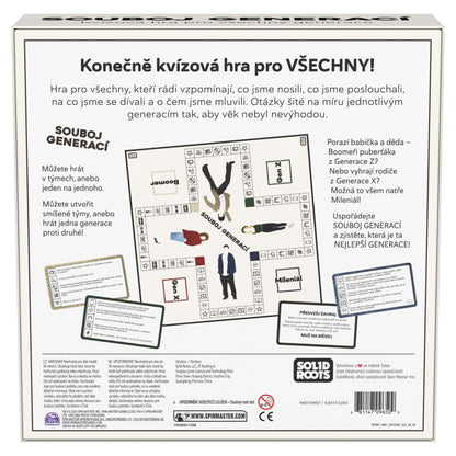 Společenská hra Souboj generací
