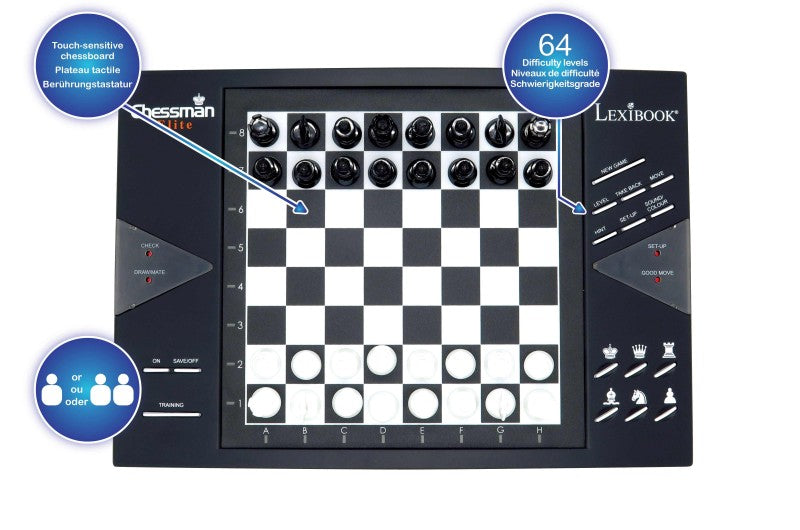 Lexibook elektronická šachová hra ChessMan Elite