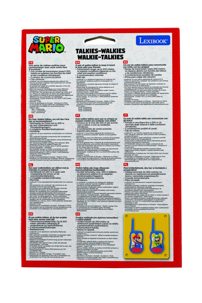 Lexibook vysílačky Super Mario s dosahem 200 m