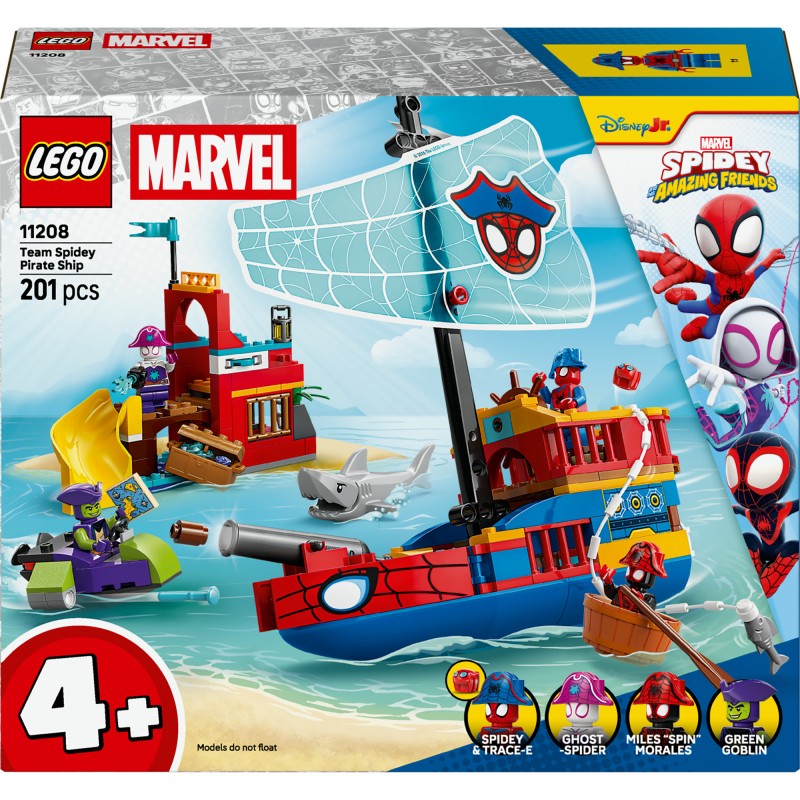 LEGO® 11208 Marvel Pirátská loď Spideyho týmu