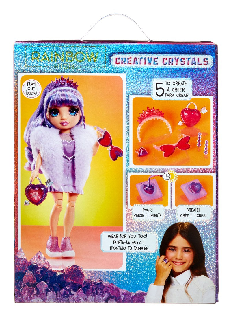 Rainbow High Creative Crystals panenka - Violet Willow