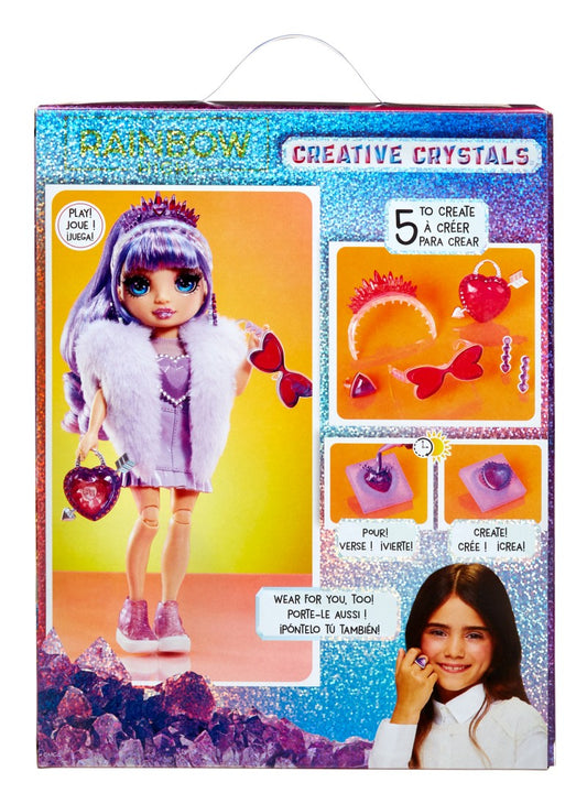 Rainbow High Creative Crystals panenka - Violet Willow