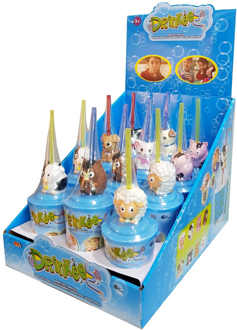 Drinkeez - kelímek s brčkem kravička