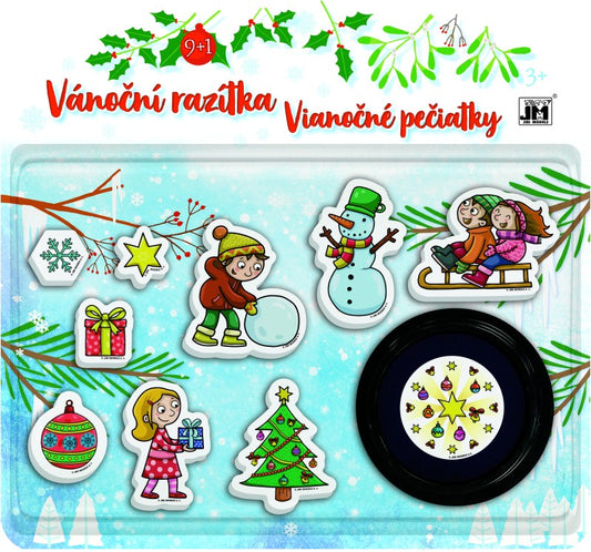 Moje první razítka Vánoce