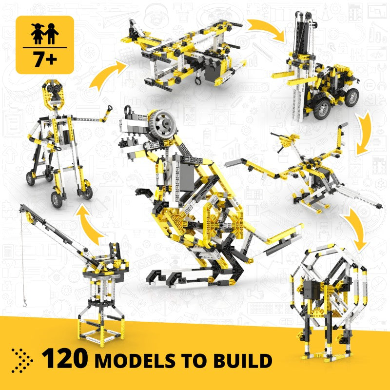 Engino Creative Builder 120 modelů s motorkem