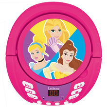 Lexibook CD přehrávač Disney princezny s bluetooth a světelnými efekty