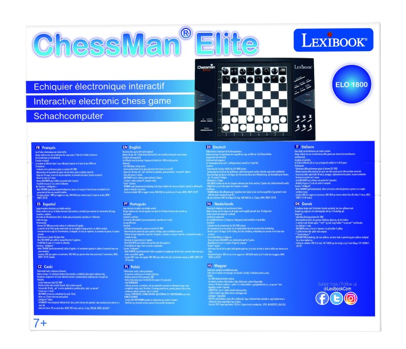 Lexibook elektronická šachová hra ChessMan Elite