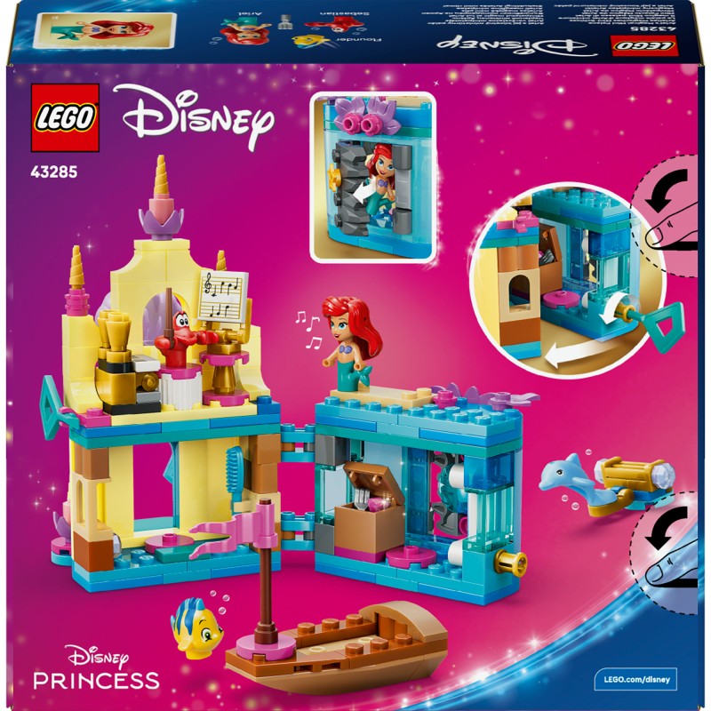LEGO® 43285 Disney Ariel a její kouzelný miniaturní palác