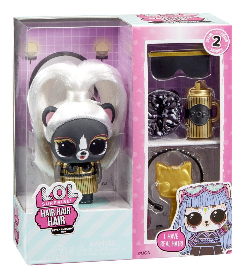 L.O.L. Surprise! Hair Hair Hair Zvířátko, PDQ žluté vlasy