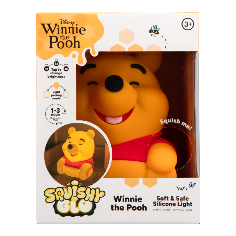 Pooh světlo SquishyGlo silikonové