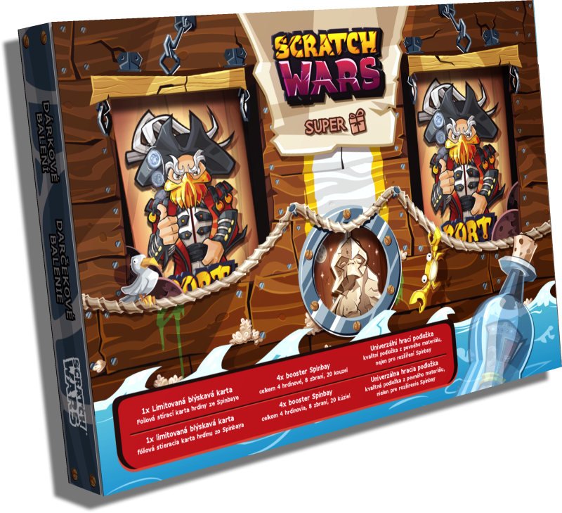 Scratch Wars - Dárkové balení Spinbay
