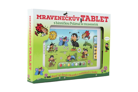 Mravenečkův tablet plast na baterie se zvukem