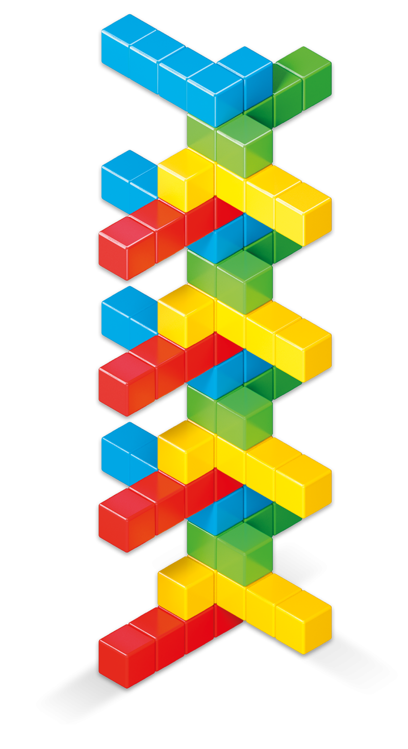 Geomag Magicube Full Color 64 dílků
