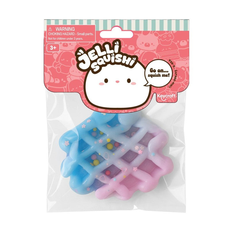 Mačkací gelový Donut/Vafle Jelli Squishi