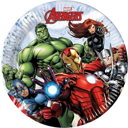 Talířky papírové Avengers 20 cm 8 ks