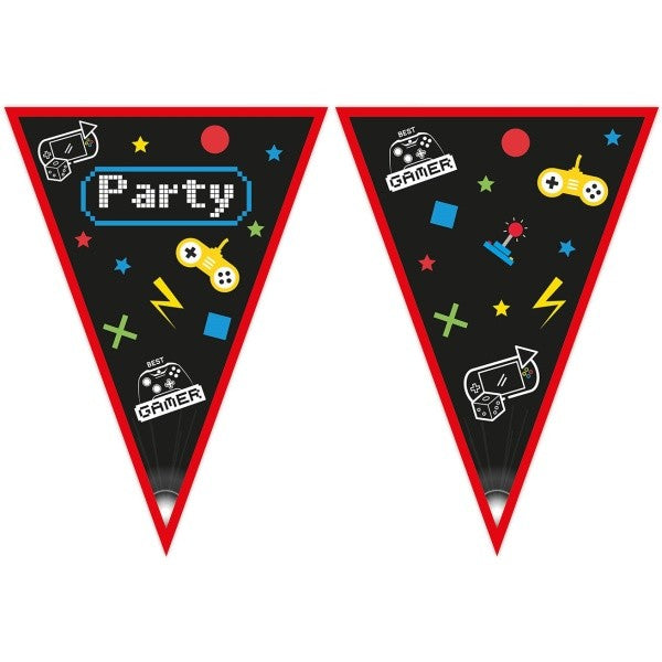 Girlanda vlaječková Gaming Party 2,3 m