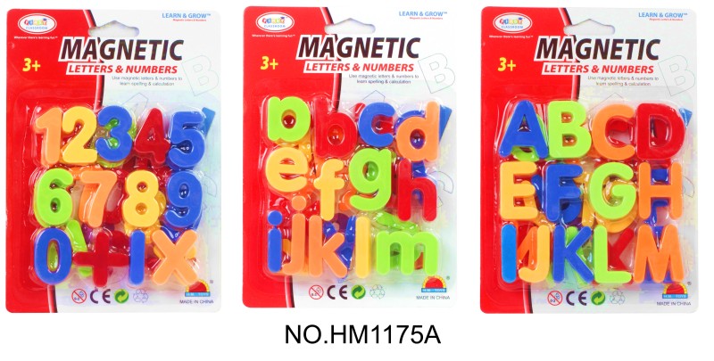 Magnetická písmenka/číslice číslice