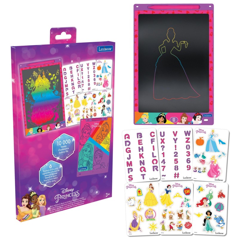 Lexibook kreslicí tablet Disney princezny s E-inkem
