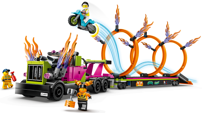 LEGO® City 60357 Tahač s ohnivými kruhy