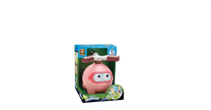 Stříkací žába na zahradu růžová