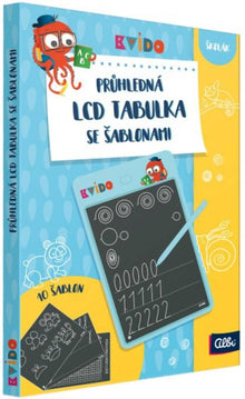 Kvído - LCD kreslicí tabulka se šablonami