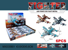 Letadlo Air Force modré