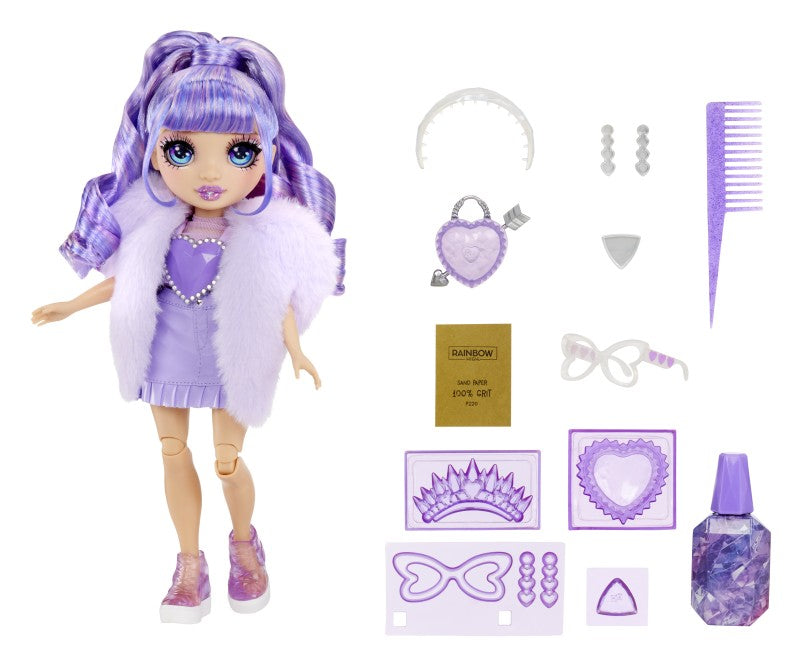 Rainbow High Creative Crystals panenka - Violet Willow