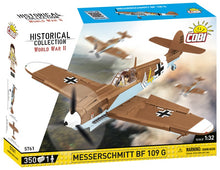 II WW Messerschmitt BF 109 G, 1:32, 350 k, 1 f