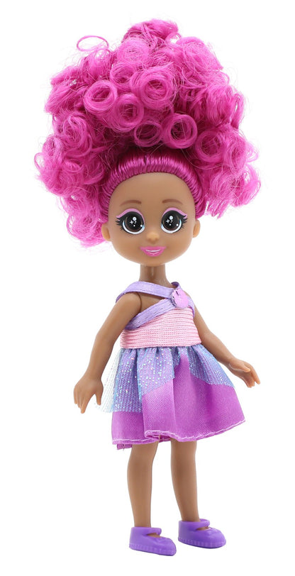 Dreameez mini princezna v kornoutku černé vlásky