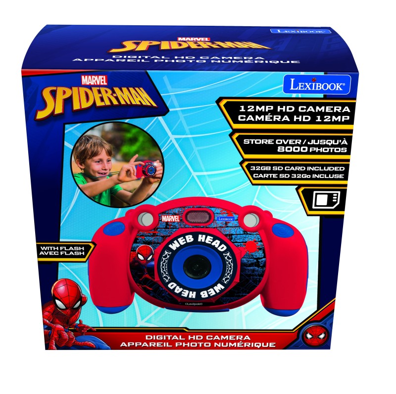 Lexibook HD kamera a fotoaparát s SD kartou Spiderman