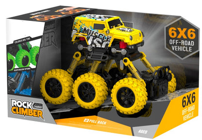 Auto Graffiti Crawler 6WD 1:43 na zpětný chod červené
