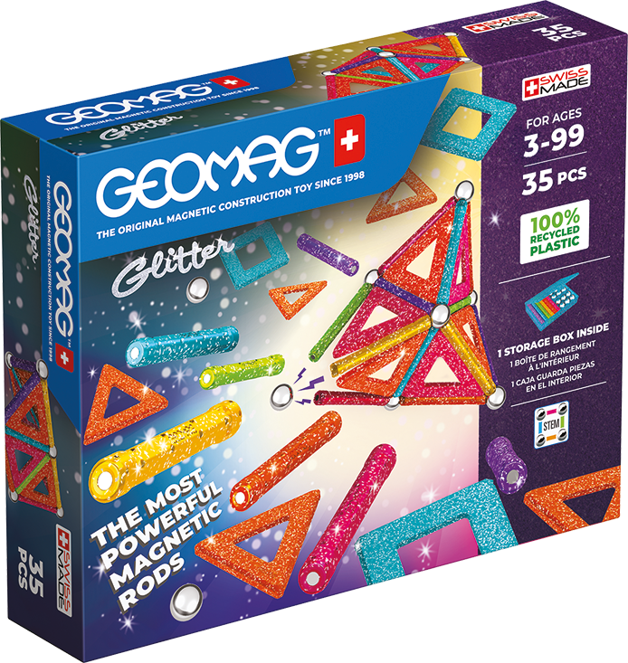 Geomag Glitter 35 dílků