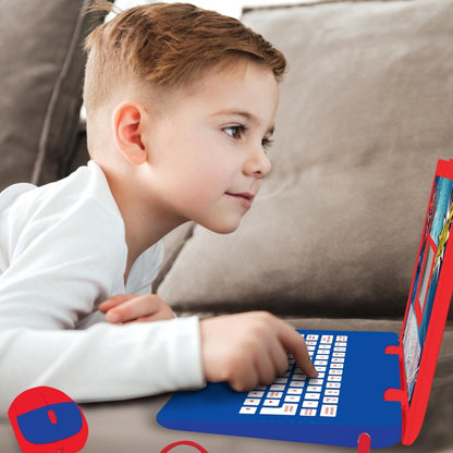 Lexibook česko-anglický vzdělávací notebook Spiderman 124 aktivit