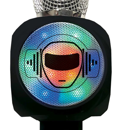 Lexibook bezdrátový karaoke mikrofon iParty s vestavěným reproduktorem a světelnými efekty
