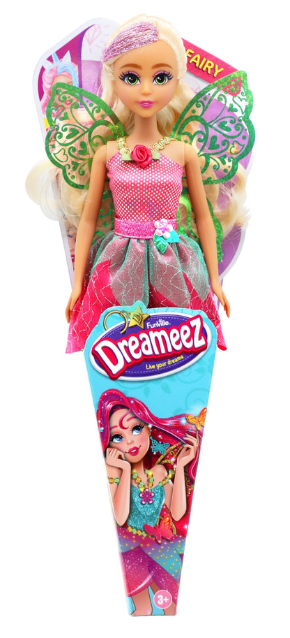 Dreameez víla v kornoutku hnědé vlásky