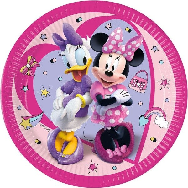 Talířky papírové Minnie Junior 23 cm 8 ks