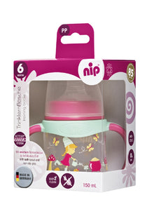 NIP hrneček trénovací 150ml holka oranžová