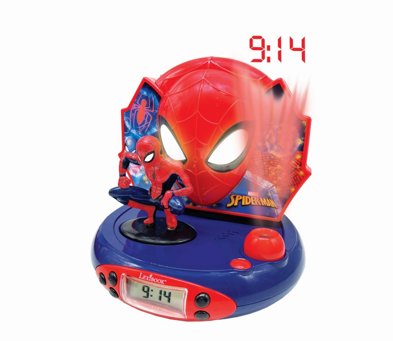 Lexibook 3D budík Spiderman s projekcí času