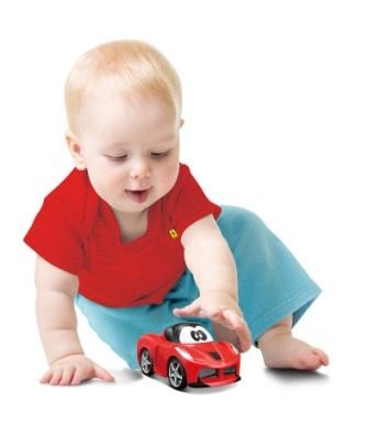 Ferrari plastové autíčko žluté
