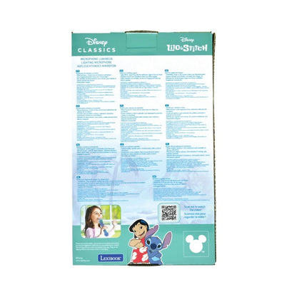 Lexibook svítící mikrofon Stitch s melodiemi