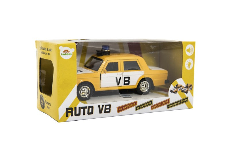 Policejní auto VB kov/plast 12 cm