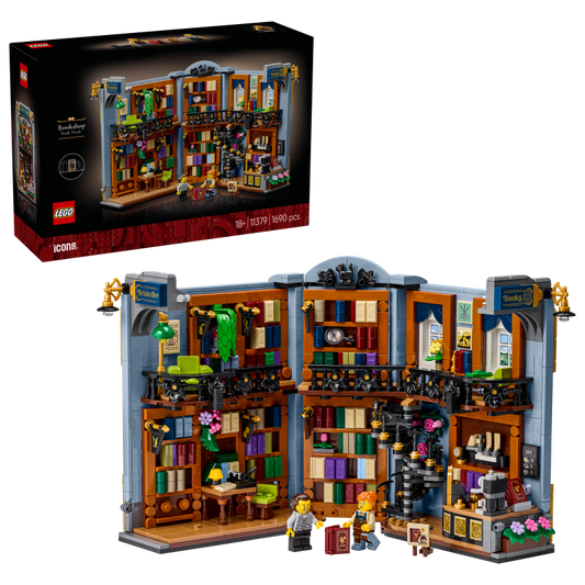 LEGO® Icons 11379 Knižní zarážka: Knihkupectví