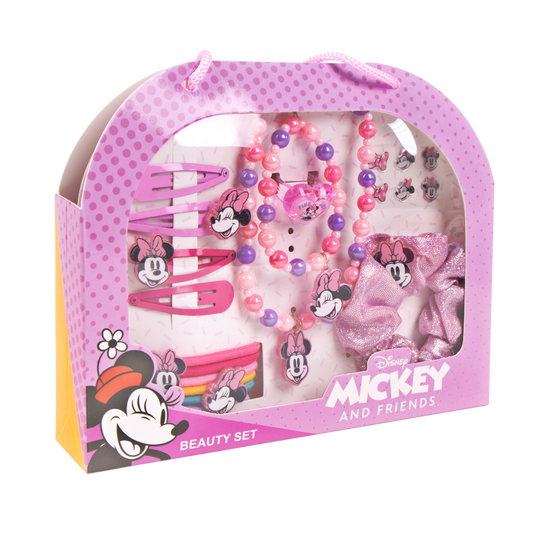 Sada šperků/vlasových doplňků v kabelce Disney Minnie