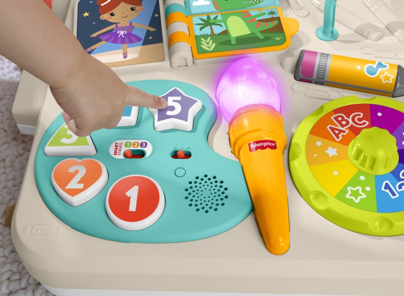 Fisher Price hrací stoleček a stojan 4 v 1