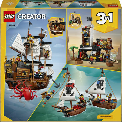 LEGO® Creator 3 v 1 31387 Kultovní pirátská loď