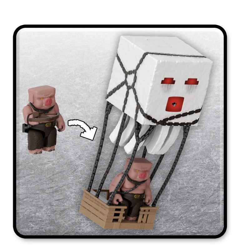 Minecraft velká figurka s ohnivou koulí
