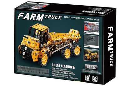 Kovová stavebnice farmářské auto 221 ks