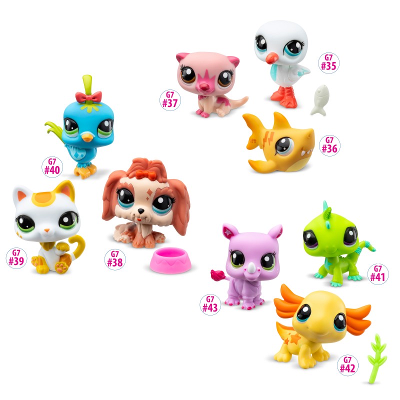 Littlest Pet Shop 3 zvířátka Zvířátka 38, 39, 40